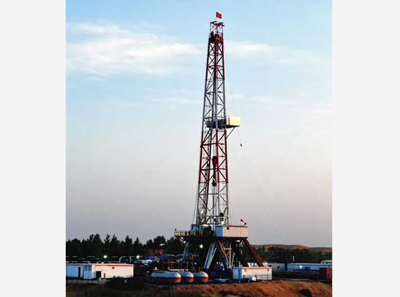 AC variable-frequency electric drive drilling rig